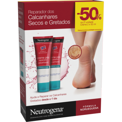 Crema Reparadora Neutrogena - Talones Secos y Agrietados Duo 50ml Crema Reparadora Neutrogena - Talones Secos y Agrietados Duo 50ml