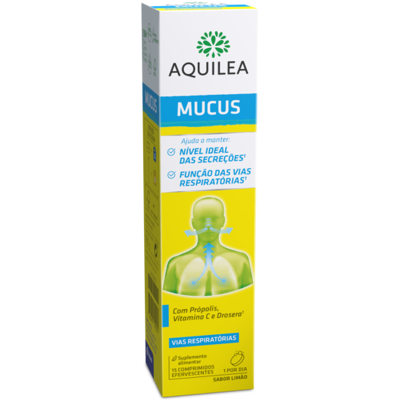 Aquilea Mucus Limón Comprimidos Efervescentes - Salud respiratoria Aquilea Mucus Limón Comprimidos Efervescentes - Salud respiratoria