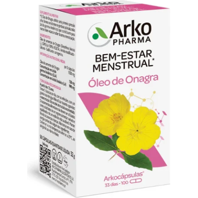 Cápsulas de Onagra Arkopharma - Apoyo premenstrual Cápsulas de Onagra Arkopharma - Apoyo premenstrual