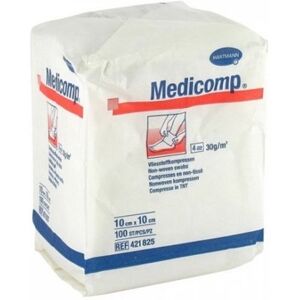 Medicomp Compressa - 10x10cm (x100 unidades) Medicomp Compressa - 10x10cm (x100 unidades)