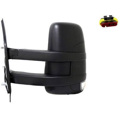 Alkar Modelo 9207250 - Espejo lateral convexo con brazo largo para IVECO Alkar Modelo 9207250 - Espejo lateral convexo con brazo largo para IVECO