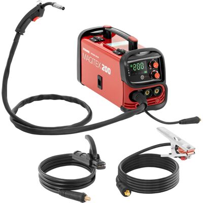 Stamos Germany Soldador MIG MAG - 160 A - ciclo de trabajo: 60 % - TIG Liftarc - MMA - Flux 10021500 Stamos Germany Soldador MIG MAG - 160 A - ciclo de trabajo: 60 % - TIG Liftarc - MMA - Flux 10021500