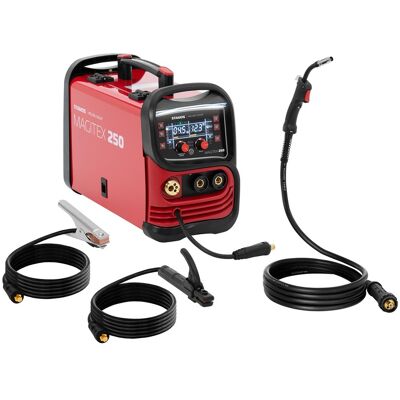 Stamos Germany Soldador MIG MAG - 180 A - ciclo de trabajo: 60 % - TIG Liftarc - MMA - Flux 10021501 Stamos Germany Soldador MIG MAG - 180 A - ciclo de trabajo: 60 % - TIG Liftarc - MMA - Flux 10021501