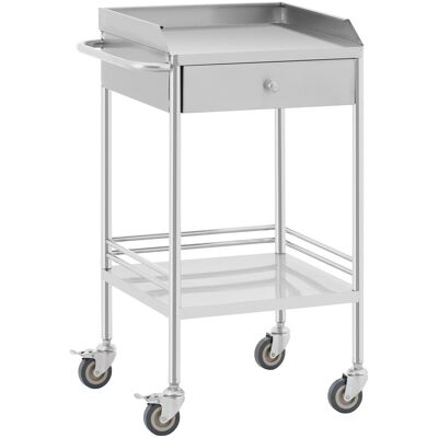 Steinberg Systems Carro de laboratorio - 2 estantes de 43 x 39 x 13 cm - 1 cajón - 40 kg 10030866 Steinberg Systems Carro de laboratorio - 2 estantes de 43 x 39 x 13 cm - 1 cajón - 40 kg 10030866