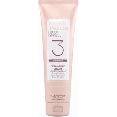 Alfaparf Milano Keratin Therapy Lisse Design 3 Crema Desenredante - Crema Desenredante para Cabello Dañado o Poroso Alfaparf Milano Keratin Therapy Lisse Design 3 Crema Desenredante - Crema Desenredante para Cabello Dañado o Poroso