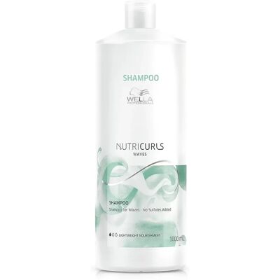 Champú Micelar Nutricurls de Wella Professional - Rizos, Ondas, 1L Champú Micelar Nutricurls de Wella Professional - Rizos, Ondas, 1L