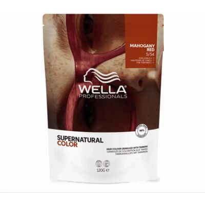 Wella Super Natural Color 120gr Mahogany Red 5/54 Wella Super Natural Color 120gr Mahogany Red 5/54