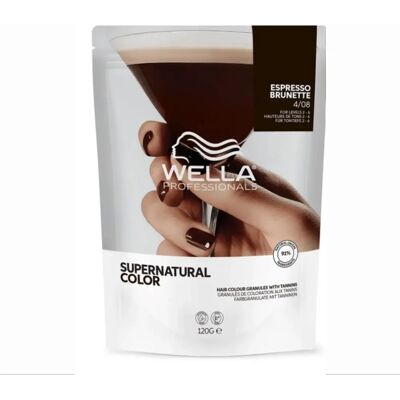 Wella Super Natural Color 120gr Espresso Brunette 4/08 Wella Super Natural Color 120gr Espresso Brunette 4/08
