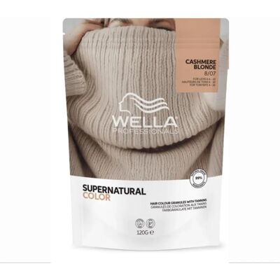 Wella Super Natural Color 120gr Cashmere Blonde 8/07 Wella Super Natural Color 120gr Cashmere Blonde 8/07