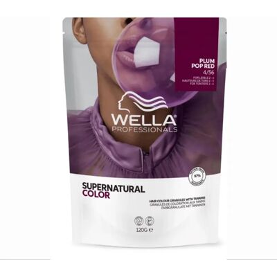 Wella Super Natural Color 120gr Plum Pop Red 4/56 Wella Super Natural Color 120gr Plum Pop Red 4/56