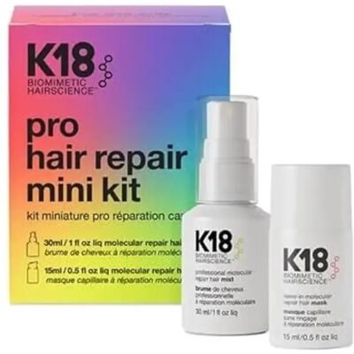 K18 Mini Kit de Reparación Capilar - Repara y Protege - Tipo de Cabello K18 Mini Kit de Reparación Capilar - Repara y Protege - Tipo de Cabello