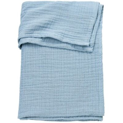 Meyco Baby Sábana muselina minicuna y capazo Meyco Color Azul Meyco Baby Sábana muselina minicuna y capazo Meyco Color Azul