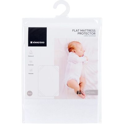 Kikkaboo Protector de colchón plano para Minicuna 50x80 Kikkaboo Protector de colchón plano para Minicuna 50x80