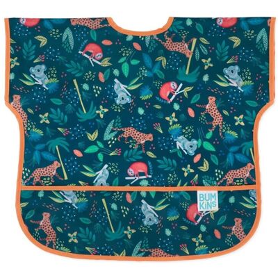 Babero de manga corta Bumkins Modelo Jungle Babero de manga corta Bumkins Modelo Jungle