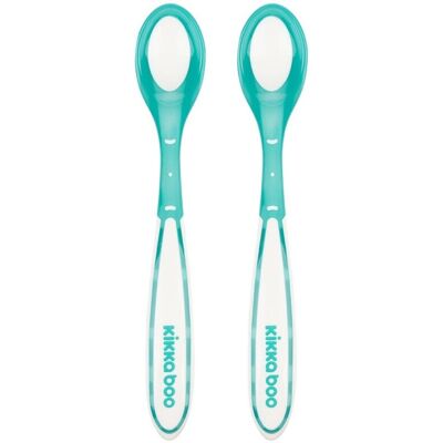 Kikkaboo Cucharas detectoras de calor 2pcs Color Menta Kikkaboo Cucharas detectoras de calor 2pcs Color Menta