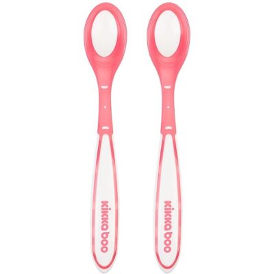 Kikkaboo Cucharas detectoras de calor 2pcs Color Rosa Kikkaboo Cucharas detectoras de calor 2pcs Color Rosa