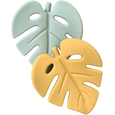 Saro Baby Jungle Menta/Mostaza Juguete de dentición - Alivio para la dentición de bebés Saro Baby Jungle Menta/Mostaza Juguete de dentición - Alivio para la dentición de bebés