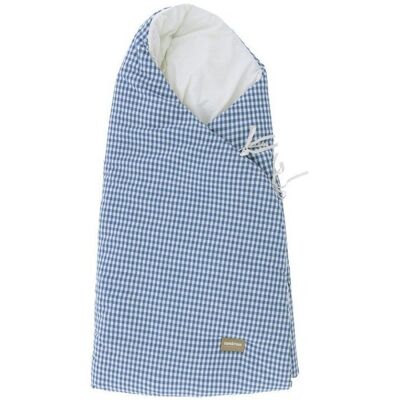 Saco arrullo cruzado Vichy Cambrass Color Azul Saco arrullo cruzado Vichy Cambrass Color Azul
