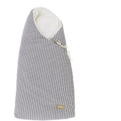 Saco arrullo cruzado Vichy Cambrass Color Gris Saco arrullo cruzado Vichy Cambrass Color Gris