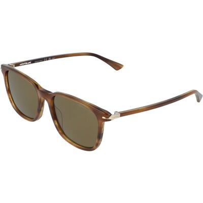 Montblanc Gafas de sol MB0338S Marrón Talla: 52X18 Marrón Montblanc Gafas de sol MB0338S Marrón Talla: 52X18 Marrón