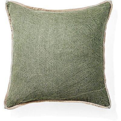 Fynch-Hatton Cojín 45x45cm KALAMA Kale verde oscuro Fynch-Hatton Cojín 45x45cm KALAMA Kale verde oscuro