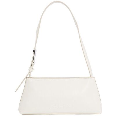 Calvin Klein Bolso - Bolso de hombro EMBOSSED blanco Calvin Klein Bolso - Bolso de hombro EMBOSSED blanco