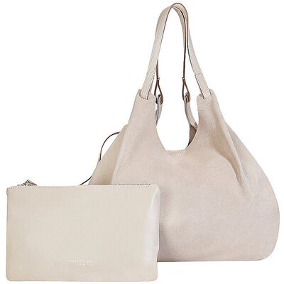Gianni Chiarini Bolso de cuero - Hobo crema Gianni Chiarini Bolso de cuero - Hobo crema