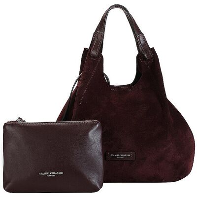 Gianni Chiarini Bolso de piel - Hobo DUA Medium rojo oscuro Gianni Chiarini Bolso de piel - Hobo DUA Medium rojo oscuro