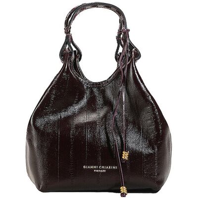 Gianni Chiarini Bolso de piel - Hobo Bag DUA Small rojo oscuro Gianni Chiarini Bolso de piel - Hobo Bag DUA Small rojo oscuro