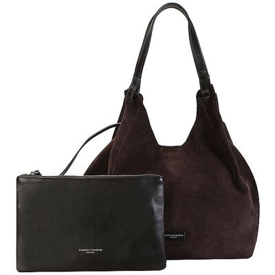 Gianni Chiarini Bolso de piel - Hobo Bag DUA SUEDE L marrón Gianni Chiarini Bolso de piel - Hobo Bag DUA SUEDE L marrón