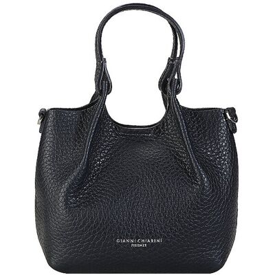 Gianni Chiarini Bolso de piel - Hobo Bag DUA Small azul oscuro Gianni Chiarini Bolso de piel - Hobo Bag DUA Small azul oscuro
