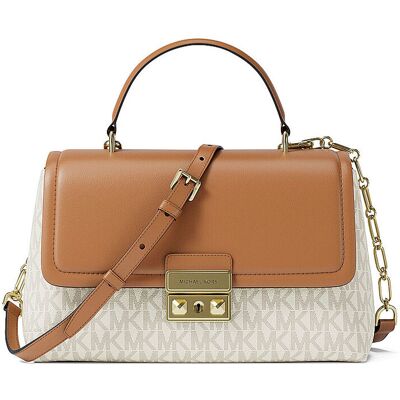 Michael Kors Bolso - Bolso de mano TRIBECA MEDIUM SIGNATURE LOGO beige Michael Kors Bolso - Bolso de mano TRIBECA MEDIUM SIGNATURE LOGO beige