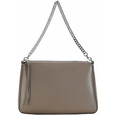 Tory Burch Bolso de cuero - Bolso bandolera PERRY gris Tory Burch Bolso de cuero - Bolso bandolera PERRY gris