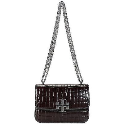 Tory Burch Bolso de cuero - Bolso bandolera ELEANOR Small marrón Tory Burch Bolso de cuero - Bolso bandolera ELEANOR Small marrón