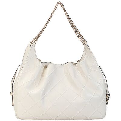 Tory Burch Bolso de piel - Tote Bag FLEMING Large crema Tory Burch Bolso de piel - Tote Bag FLEMING Large crema