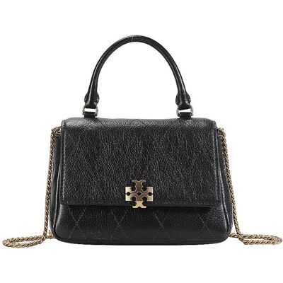 Tory Burch Bolso de piel - Bolso de mano CHARLIE negro Tory Burch Bolso de piel - Bolso de mano CHARLIE negro