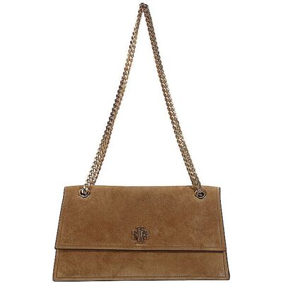 Tory Burch Bolso de piel - Bandolera KIRA marrón claro Tory Burch Bolso de piel - Bandolera KIRA marrón claro