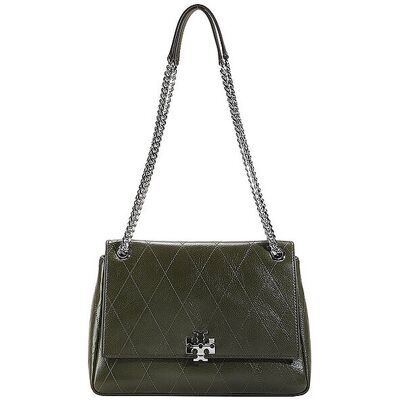Tory Burch Bolso de piel - Bandolera CHARLIE Medium oliva Tory Burch Bolso de piel - Bandolera CHARLIE Medium oliva