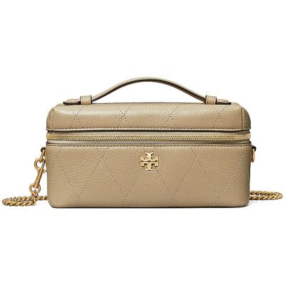 Tory Burch Bolso de piel - Mini bolso CHARLIE crema Tory Burch Bolso de piel - Mini bolso CHARLIE crema