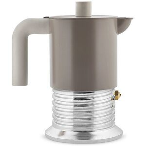 Alessi Espressomaschine VITE 3 Tassen Aluminium/Warmgrey camel Alessi Espressomaschine VITE 3 Tassen Aluminium/Warmgrey camel