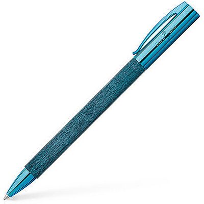 Faber-Castell Bolígrafo giratorio AMBITION BLUE WOOD azul Faber-Castell Bolígrafo giratorio AMBITION BLUE WOOD azul