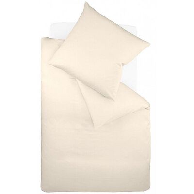 Fleuresse Juegos de sábanas de satén - 70x90/140x220cm - Crema Fleuresse Juegos de sábanas de satén - 70x90/140x220cm - Crema