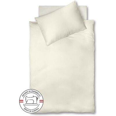 Fleuresse Satin Ropa de Cama Royal Uni 70x90cm/140x200cm - Juego de Cama Fleuresse Satin Ropa de Cama Royal Uni 70x90cm/140x200cm - Juego de Cama