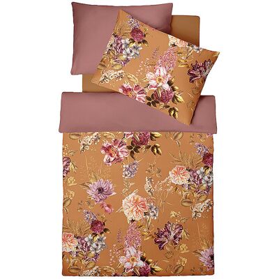 Fleuresse Sábanas de satén BED ART 70x90cm/140x220cm Cinamon Spice naranja Fleuresse Sábanas de satén BED ART 70x90cm/140x220cm Cinamon Spice naranja