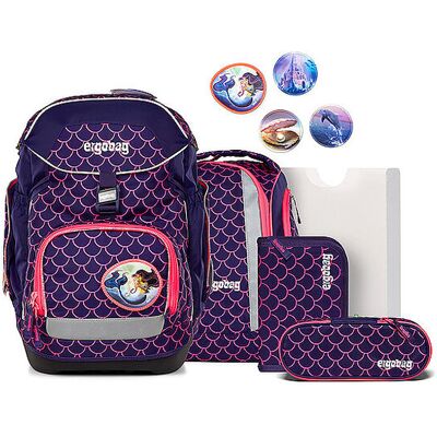 Ergobag Set de mochila escolar de 6 piezas PACK PerlentauchBär Ergobag Set de mochila escolar de 6 piezas PACK PerlentauchBär