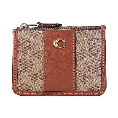 Coach Monedero SIGNATURE ESSENTIAL MINI marrón Coach Monedero SIGNATURE ESSENTIAL MINI marrón
