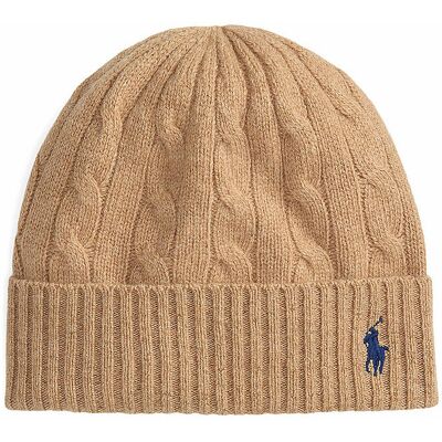 Ralph Lauren Gorro - Gorro de punto camel ONE SIZE Ralph Lauren Gorro - Gorro de punto camel ONE SIZE