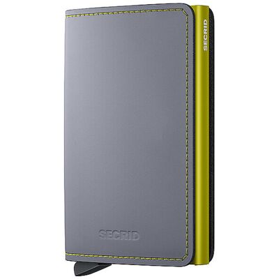 Secrid Cartera - Slimwallet gris mate y lima gris Secrid Cartera - Slimwallet gris mate y lima gris