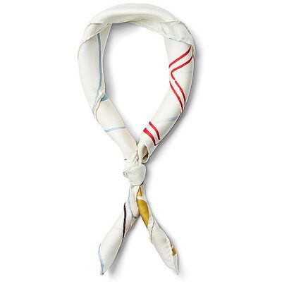 Selected Pañuelo - Bandana SLHNICOLAJ AMOUR beige Selected Pañuelo - Bandana SLHNICOLAJ AMOUR beige