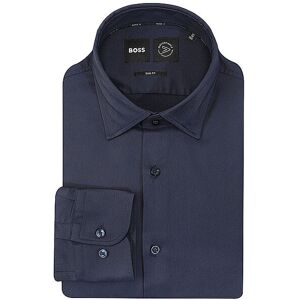 Boss Camisa Slim Fit HANK azul oscuro 44 Boss Camisa Slim Fit HANK azul oscuro 44